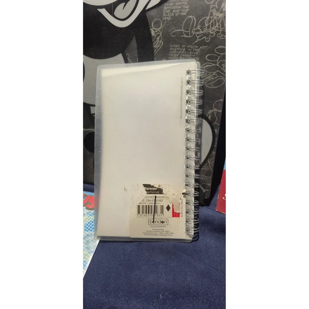 Disney Mickey Mouse Stationery Set Sketchbook Planner Calendars Pencils unopened